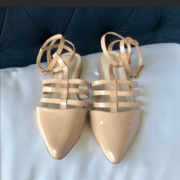 ASOS Pointed Caged Ballet Flats - Picture 2 of 8